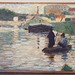 View of the Seine by Seurat in the Metropolitan Museum of Art, January 2023