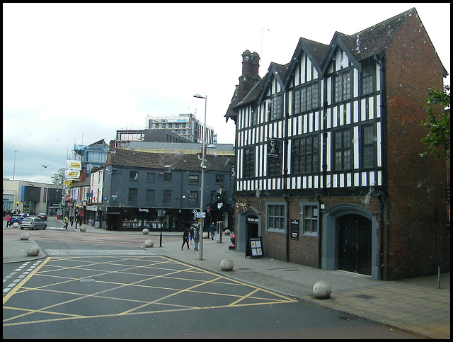 half timbered with carbuncles