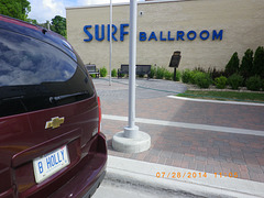 Surf Ballroom and license plate