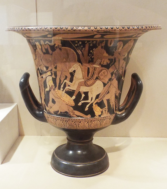 Etruscan Krater Attributed to the Nazzano Painter in the Virginia Museum of Fine Arts, June 2018