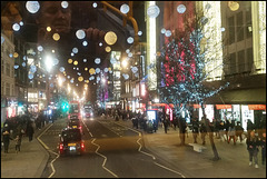 Christmas lights in Oxford Street