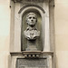 st sepulchre, london c20 bust of charles lamb from christ church newgate street, 1935 by w. reynolds stephens
