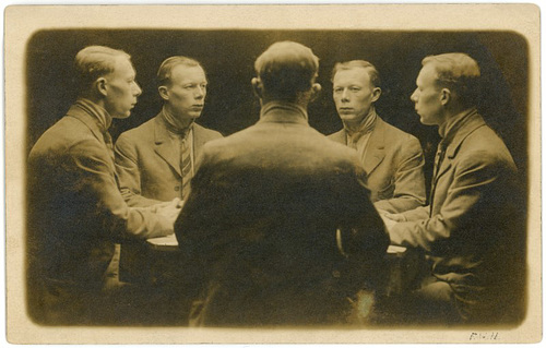 Mirror Photo of Fred W. Happing