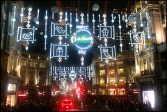Oxford Circus Christmas lights