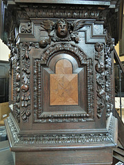 st anne and st agnes, london (1) pulpit made from c17 bits from st augustine watling street 1687 by maine