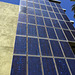 Solar Panels arrayed vertically (0847)