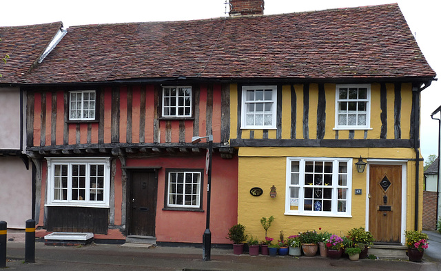 Saffron Walden- Timber-framed Houses in Castle Street
