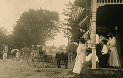 Fourth of July Parade, Liberty, Maine, 1908 (Details on Right)