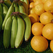 Bananes vertes et oranges... orange