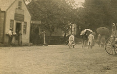 Fourth of July Parade, Liberty, Maine, 1908 (Details on Left)