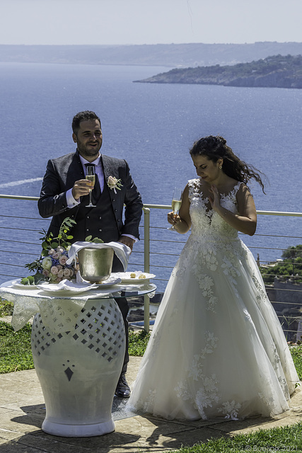 Bilder von der Hochzeit eines befreundeten Paares ... Otranto und Santa Cesarea Terme (© Buelipix)