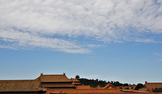 Forbidden City, view to Jingshan Park