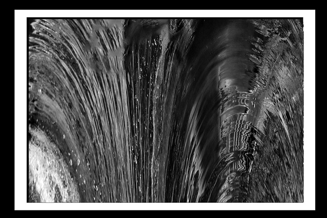 Abstract in black and white