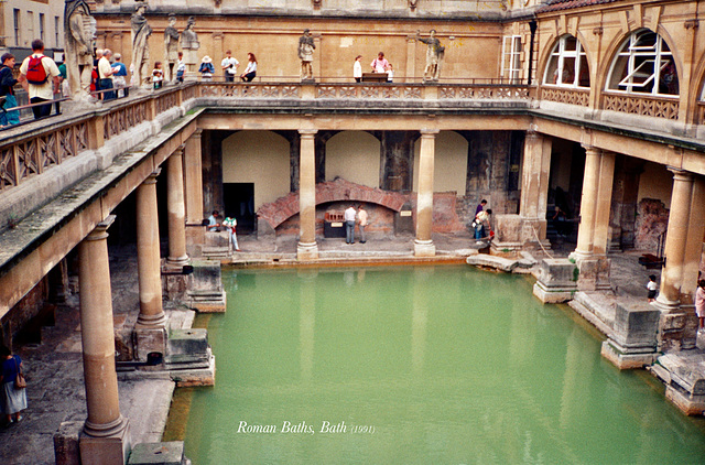 Roman Baths, Bath  (Scan from 1991)