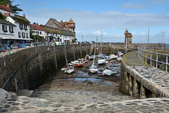 Old harbour and steps at Lynmouth