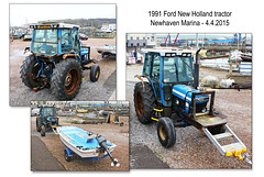 1991 Ford New Holland tractor - Newhaven - 4.4.2015