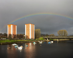 Rainbow over the River Leven