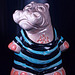 Hippo Iron-Jack, Riesen-Spardose Stärkster Mann, Gießkeramik