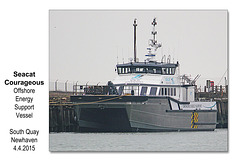 Seacat Courageous - Newhaven - 4.4.2015