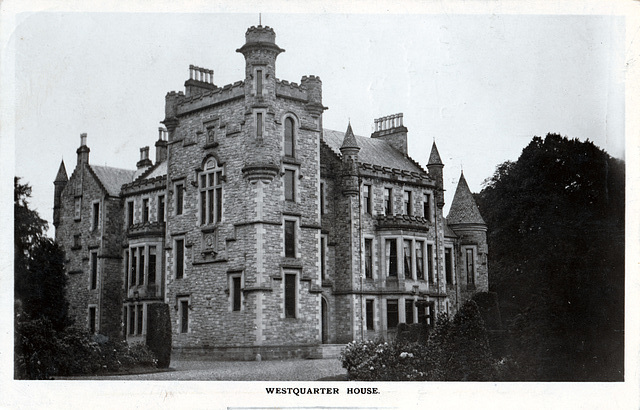 Westquarter House, Grangemouth, Stirlingshire, Scotland (Demolished c1934)