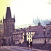 Prague (CZ, à l'époque CSSR,Tchécoslovaquie) Février 1971. (Diapositive numérisée).