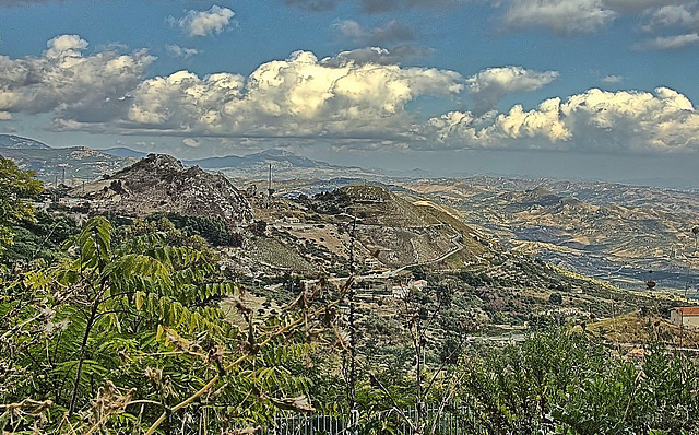 Landschaft in den Monti Sicani. Sizilien