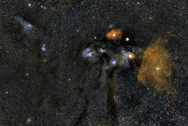 Antares area and the Blue Horse Head NGC6144 &IC4592