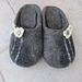 felted slippers - domestic wool