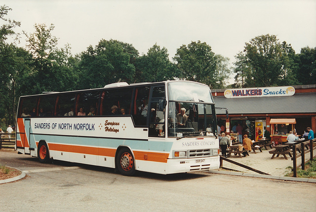 Sanders OGR 647 (E160 TVR) at Barton Mills - 18 Sep 1995
