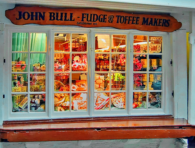 Sweet view, The Shambles, York, England