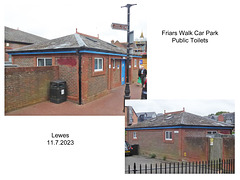 Friars Walk Car Park Public Toilets Lewes 11 7 2023