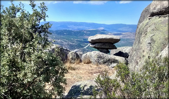 My picnic table in summer. Sierra de La Cabrera