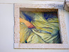 Painting exposed at window
