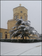 observatory in winter