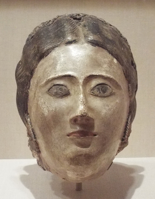Mummy Mask of a Woman in the Virginia Museum of Fine Arts, June 2018