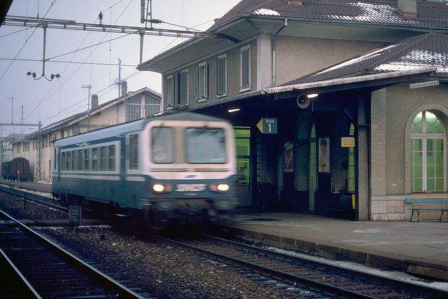 1986 Autorail SNCF Morges