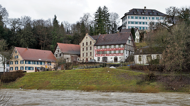 Haldenmühle Andelfingen ZH, unterhalb Schloss Andelfingen