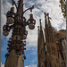 Laterne gegen Sagrada Familia