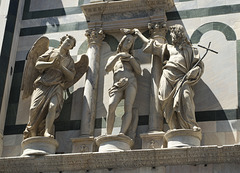 Sculpture at the Baptistry of San Giovanni in Florence