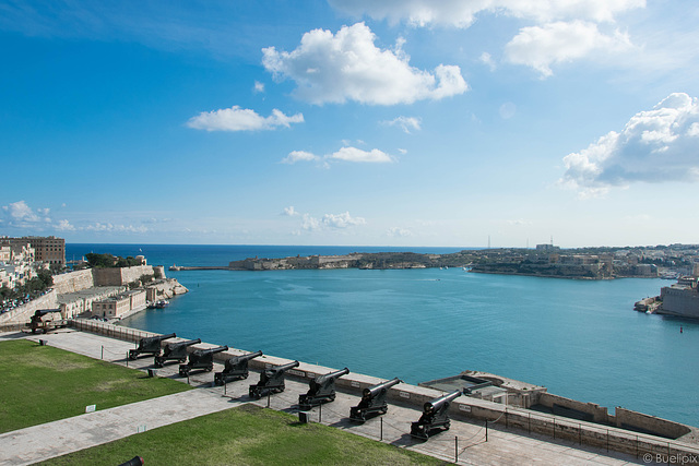 The Saluting Battery - Upper Barrakka Gardens, Valletta (© Buelipix)