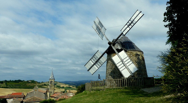 moulin à vent de Lautrec (Tarn)