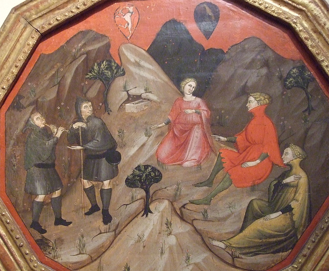 Detail of Ameto's Discovery of the Nymphs in the Metropolitan Museum of Art, March 2011