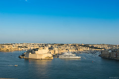 Aussicht von den Upper Barrakka Gardens, Valletta (© Buelipix)