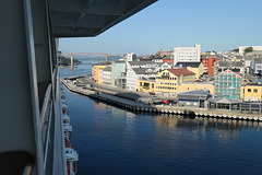 Kristiansund in der Morgensonne
