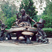 Bronze statue of Alice in Wonderland Central Park (Scan from June 1981)