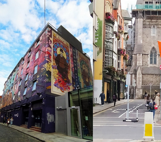 Rues  et façades de Dublin (Irlande**********