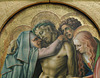 Detail of the Pieta by Carlo Crivelli in the Metropolitan Museum of Art, January 2020
