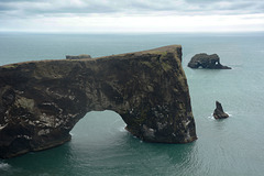 Iceland, Dyrhólaey Arch and Elephant Rock