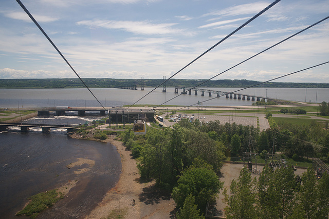 View From The Montmorency Cable Car