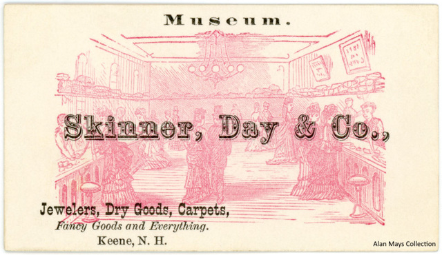 The Museum, Skinner, Day & Co., Keene, New Hampshire, ca. 1870s